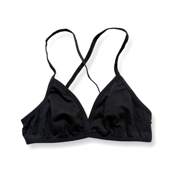 Out From Under Urban Outfitters Black Cotton Bralette XS - Picture 1 of 6